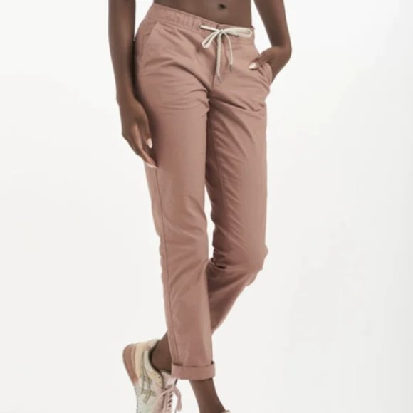 Vuori Women's Straight Leg Pants in Pink - Picture 1 of 3